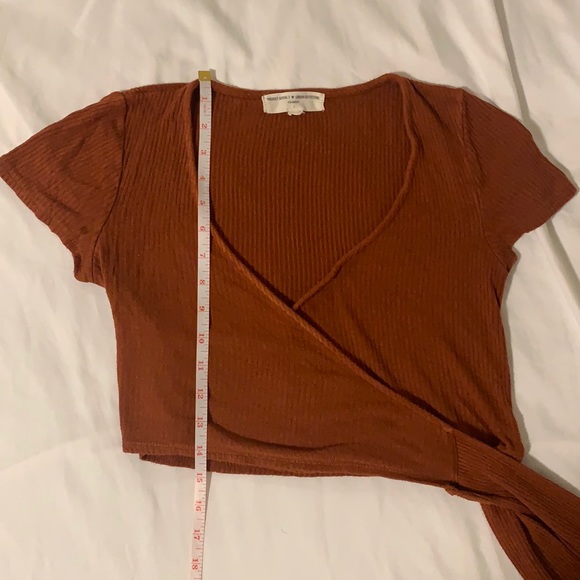 Project Social T Rust Orange Bailey Wrap Tee - Picture 6 of 9